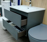 Lucento wall hung vanity unit inc basin 700mm