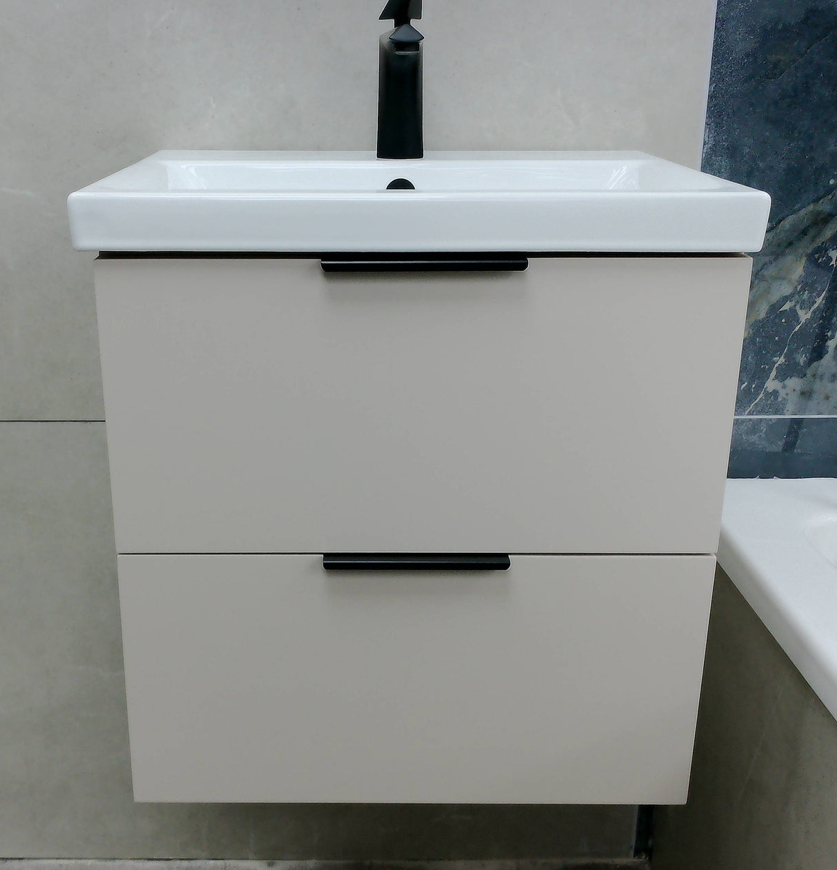 Blanch wall hung vanity set inc basin 500mm
