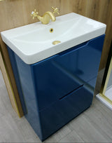 Judy Slimline floor standing vanity unit inc basin 600mm