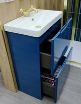 Judy Slimline floor standing vanity unit inc basin 600mm