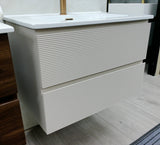 Lucento wall hung vanity unit inc basin 700mm