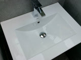 Helen white floor standing vanity unit inc basin 500mm