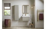 Cosmos Wall Hung 1 Drawer vanity Unit & Basin - Matt Latte