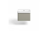 Cosmos Wall Hung 1 Drawer vanity Unit & Basin - Matt Latte