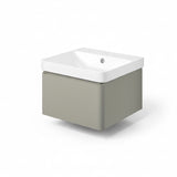 Cosmos Wall Hung 1 Drawer vanity Unit & Basin - Matt Latte
