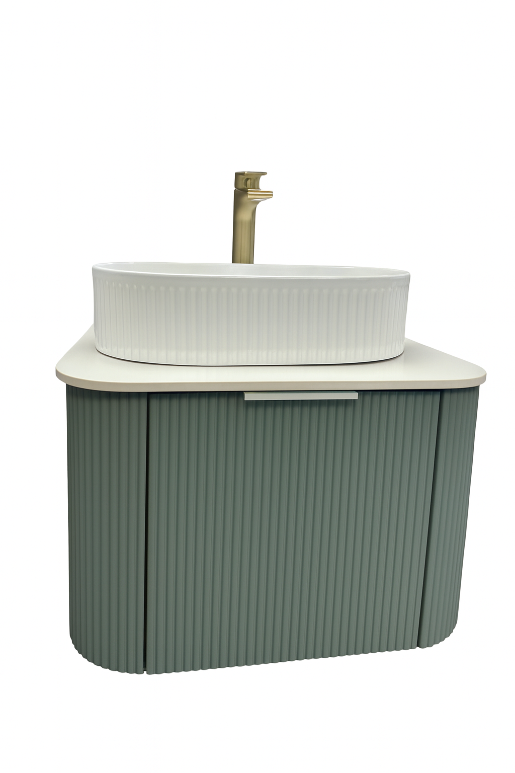 Brisa Fluted Cabinet Vanity 600mm X 500mm