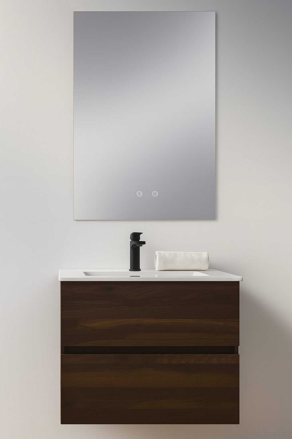 Silka Wall Hung Vanity Set 600mm X 500mm