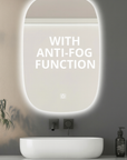 SOFT EDGED LED ANTI FOG SENSOR MOTION MIRROR 700MM X 900MM