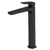 Neck basin mixer matt black