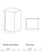 Chrome bathroom full set 10 items