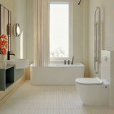 Bliss white Tankless back to wall rimless toilet