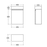 Aron cloakroom Unit 400 mm