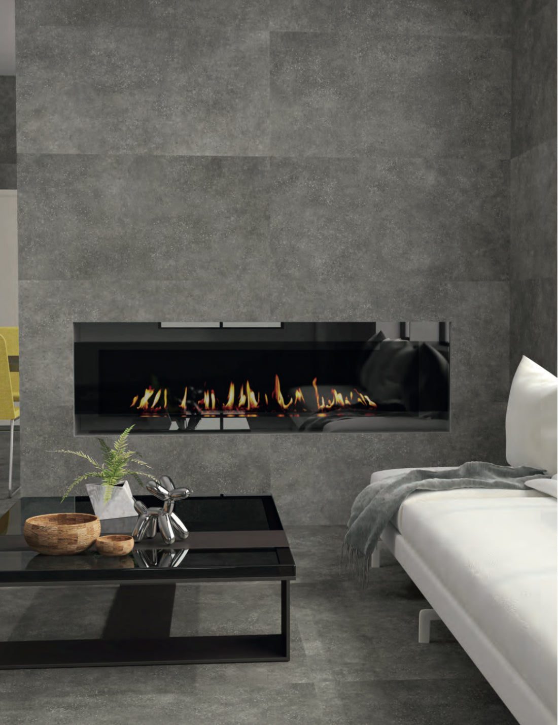 Koru Dark Grey 60×120 cm Spanish Porcelain Tile ( pack contains two tile slabs 1.44 SQ meters )