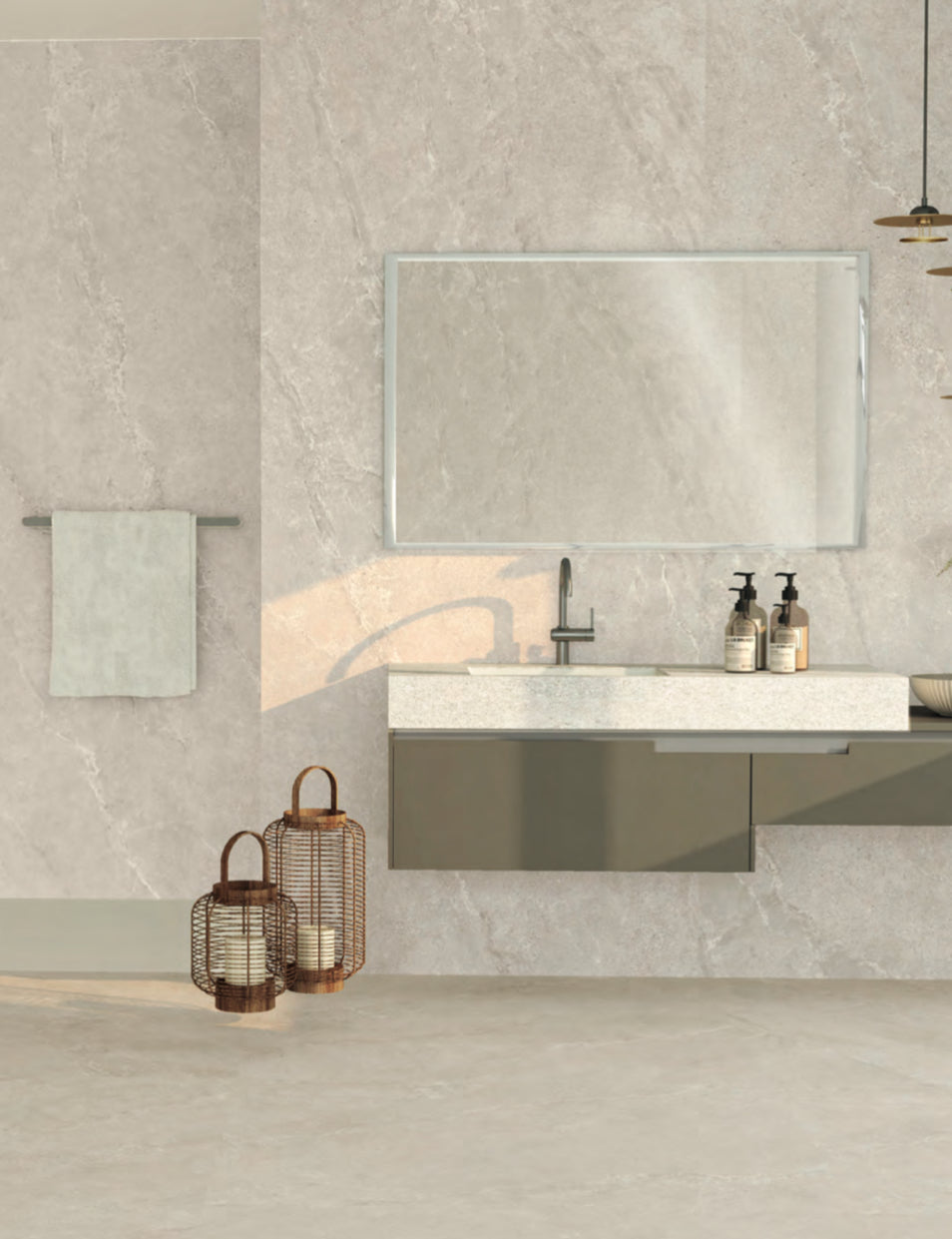 Stellar Bone 60×120 cm Spanish Porcelain Tile ( pack contains two tile slabs 1.44 SQ meters )