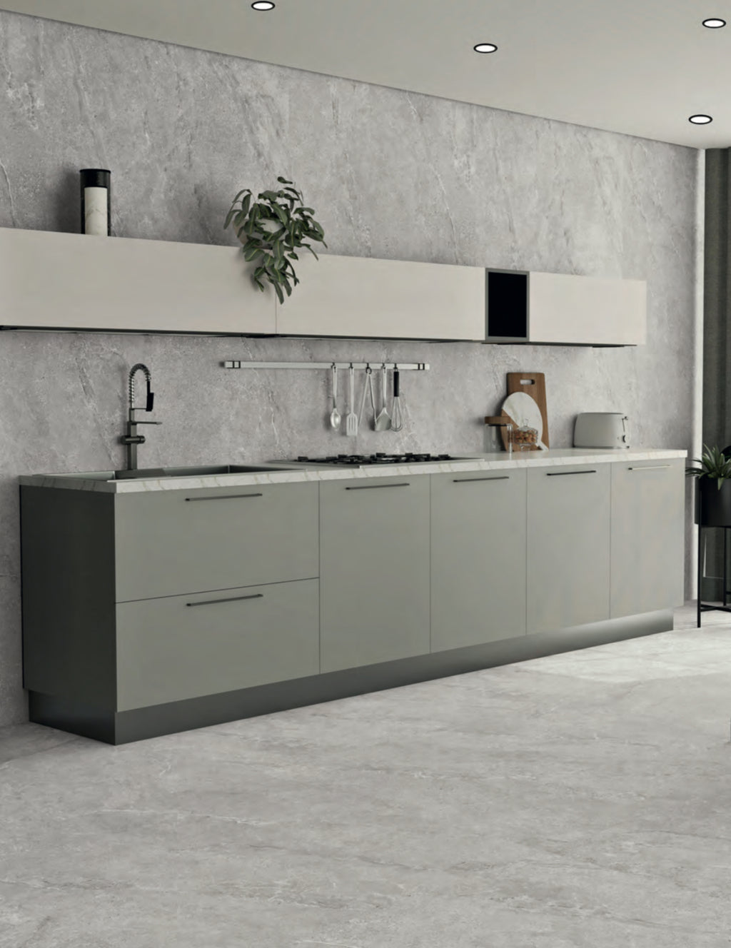 Stellar Grey 60×120 cm Spanish Porcelain Tile ( pack contains two tile slabs 1.44 SQ meters )