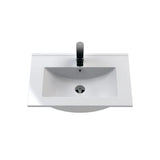 Hudson Reed Juno 600mm Autumn Oak 2 Drawer Wall Hung Vanity Unit With Minimalist Basin