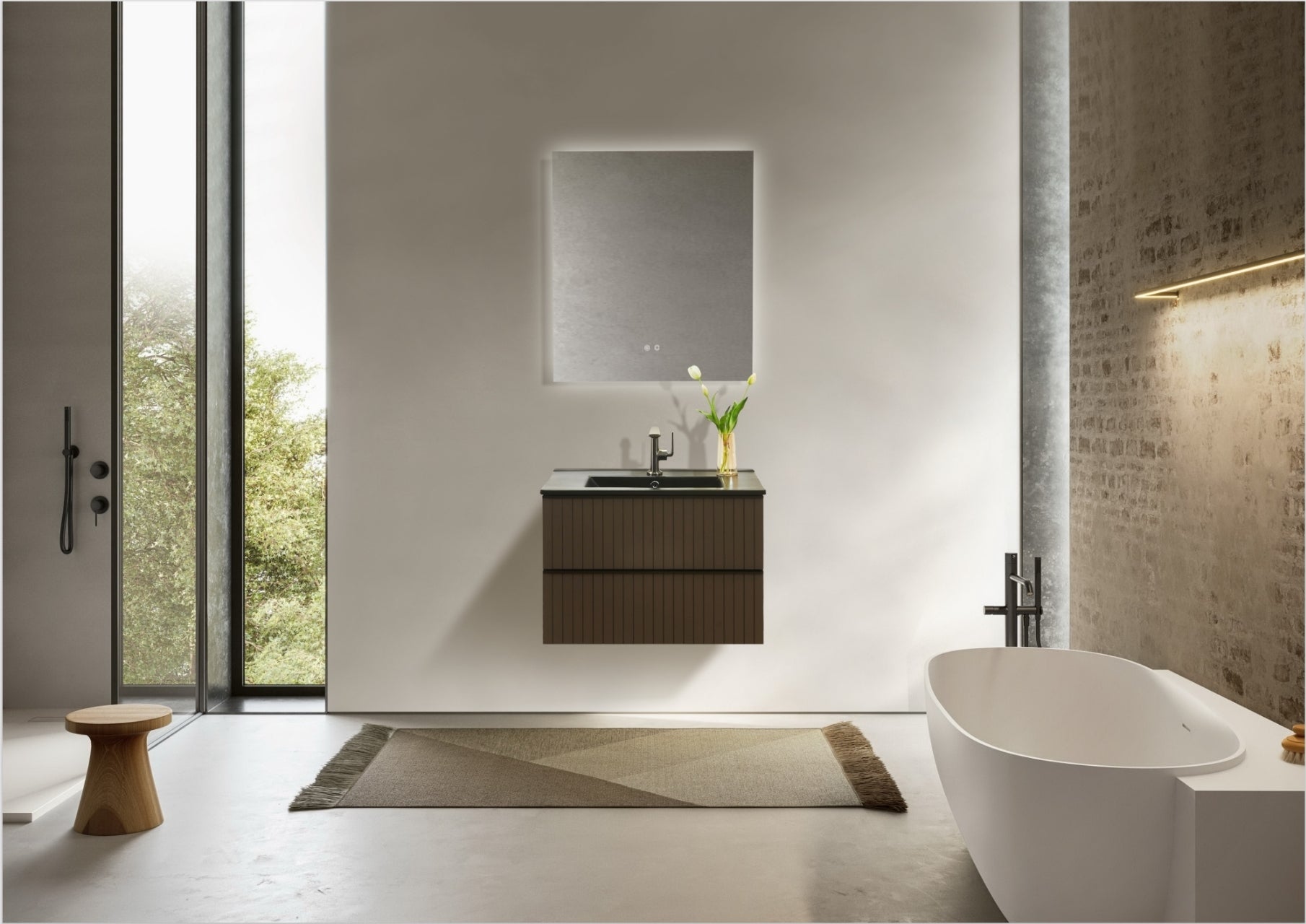 Jessica Wall Hung Vanity Set 700mm X 500mm