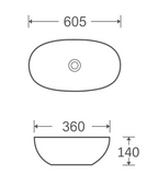 Marvel Countertop Basin