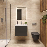 Linea Square wall hung vanity 600mm