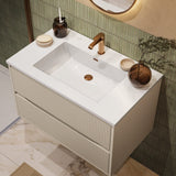 Linea Square wall hung vanity 600mm