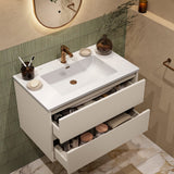 Linea Square wall hung vanity 600mm