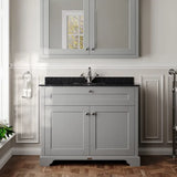 Old London 2 Door Floor Standing Cabinet With 1 Tap Hole Marble Basin