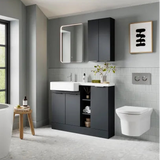 nuie lux Lulworth Square Wall Hung Pan With Seat