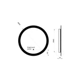 Lunar LED Mirror