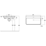 Lambra 2 Door Floor Standing Cloakroom Basin Unit