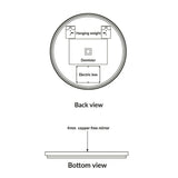Macie LED Mirror 600mm