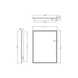 Mosca LED Mirror with Demister Pad and Shaver Socket