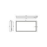 Mosca LED Mirror with Demister Pad and Shaver Socket
