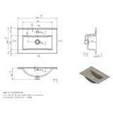 Mayfair Floor Standing 2 Door Basin Unit & Basin