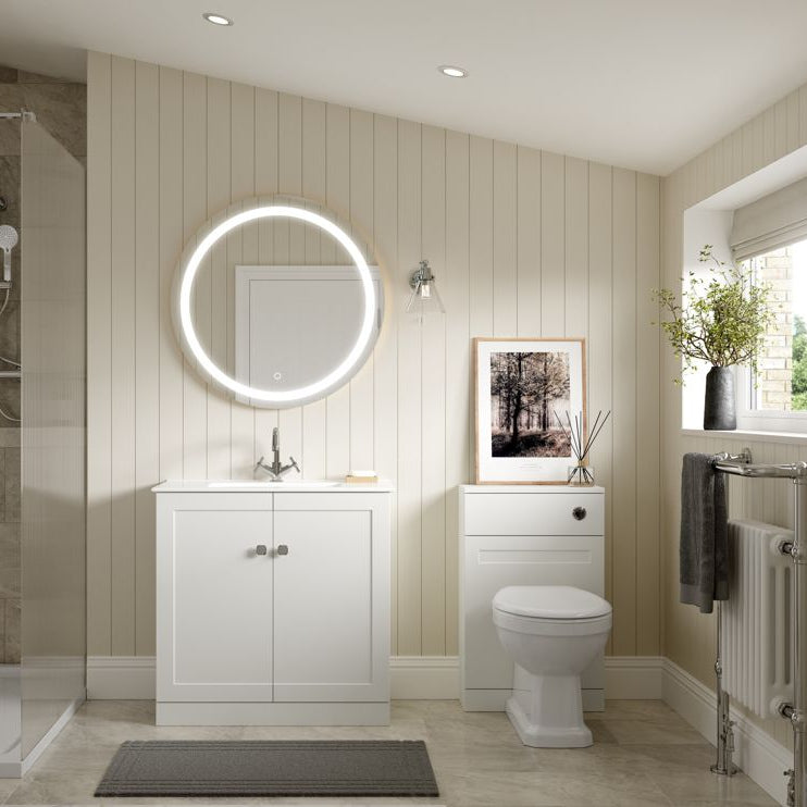 Mayfair Floor Standing 2 Door Basin Unit & Basin