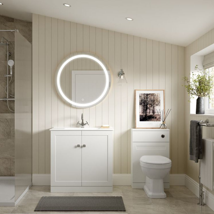 Mayfair Floor Standing 2 Door Basin Unit & Basin