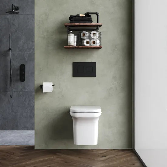 nuie Ava Wall Hung Pan With Soft Close Seat