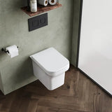 nuie Ava Wall Hung Pan With Soft Close Seat
