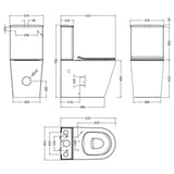nuie Fenton Close Coupled Toilet
