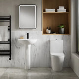 nuie Fenton Rimless Close Coupled Toilet