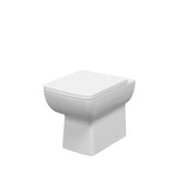 nuie Cleo Square Rimless Back to Wall Toilet Pan