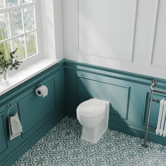 nuie Richmond Traditional Back to Wall Toilet Pan