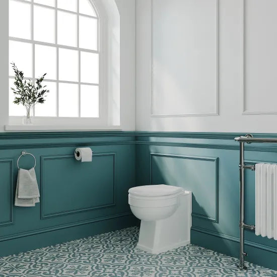 nuie Richmond Traditional Back to Wall Toilet Pan