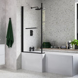 815x1500mm L Shape Bath Screen (6mm)