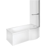 Ora P Shape SUPERCAST 1700x850x560mm 0TH Shower Bath Pack