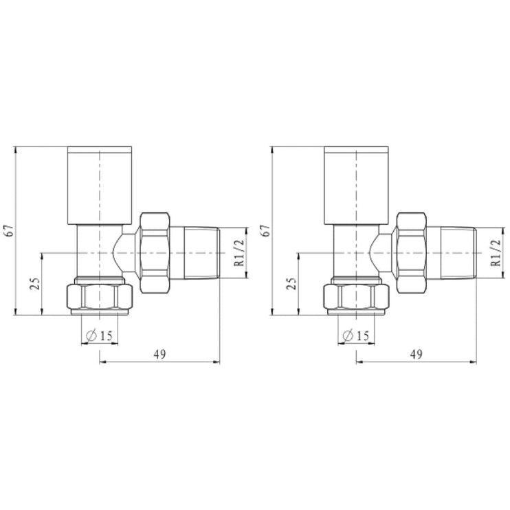 Patterned Radiator Valves