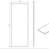 Push 1210mm Wall Hung 4 Drawer Basin Unit Run & Top