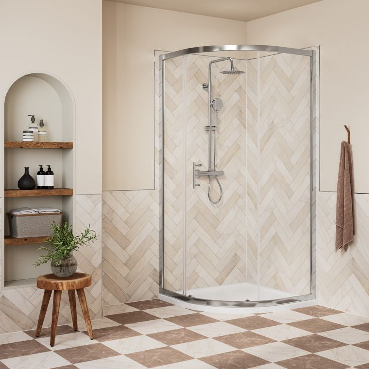 Classix 1 Door Quadrant - Chrome