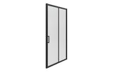 Sliding Shower Enclosure matte black 1000mm - 1700mm