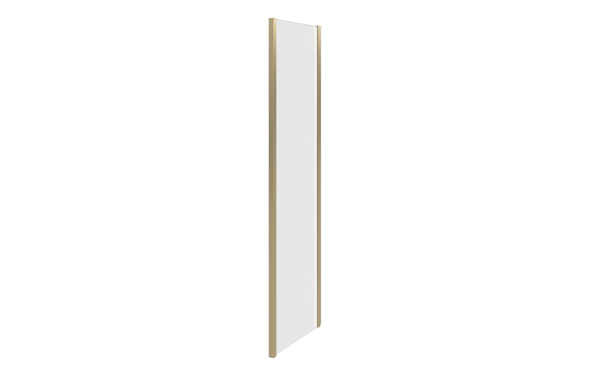 Sliding Shower Enclosure brushed brass gold 1000mm - 1700mm