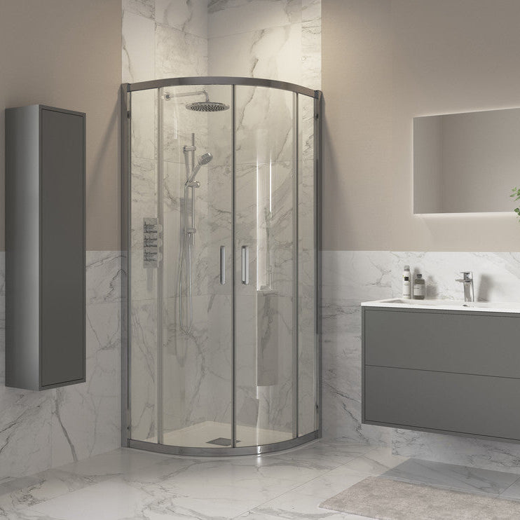 Iconix 2 Door Quadrant - Chrome